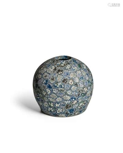 MATSUI KŌSEI (1927-2003) A Marbleized Colored-Clay Jar with ...