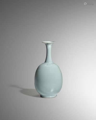 KAWASE SHINOBU (1950-) A Celadon Flower Vase Heisei era (198...