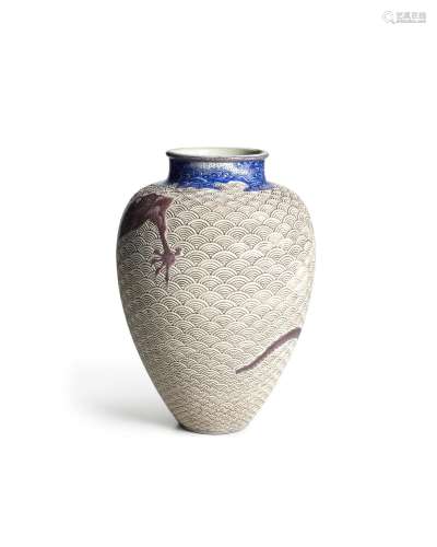 MAKUZU KŌZAN (1842-1916) A Porcelain Jar Meiji era (1868-191...