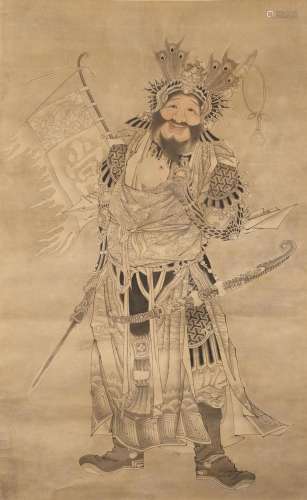 【¤】AFTER SOGA SHŌHAKU (1730-1781) General Zhang Yuchun (Jō G...