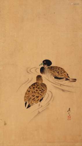 AFTER SHIBATA ZESHIN (1807-1891) Ducks Meiji era (1869-1912)...