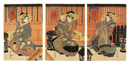 UTAGAWA TOYOKUNI II (TOYOSHIGE, 1777-1835) Edo period (1615-...