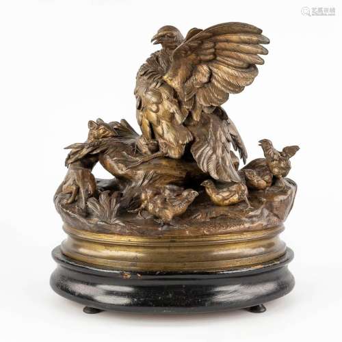 Alphonse ARSON (1822-1895) 'Bataille' patinated bronze. 1867...
