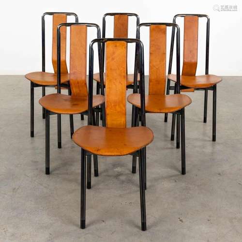 Achille CASTIGLIONI (1918-2002) 'Irma' for Zanotta, 6 chairs...