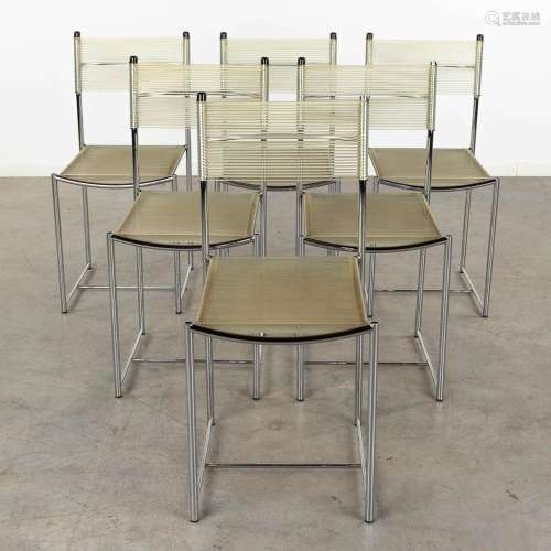 Giandomenico BELOTTI (1922-2004) 'Spaghetti Chairs', metal a...