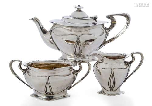 Elkington & Co<br />
<br />
Art Nouveau batchelors tea s...