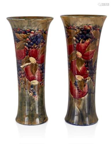 William Moorcroft (1872-1945)<br />
<br />
Pair of large Cel...