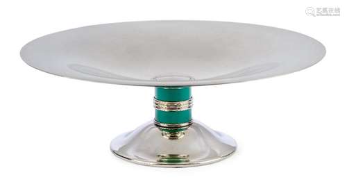 Christofle  <br />
<br />
Art Deco style tazza, late 20th ce...