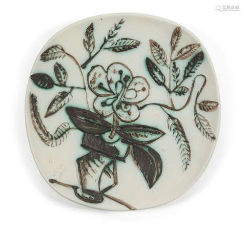 Pablo Picasso (1881-1973)<br />
<br />
‘Vase au bouquet’ pla...