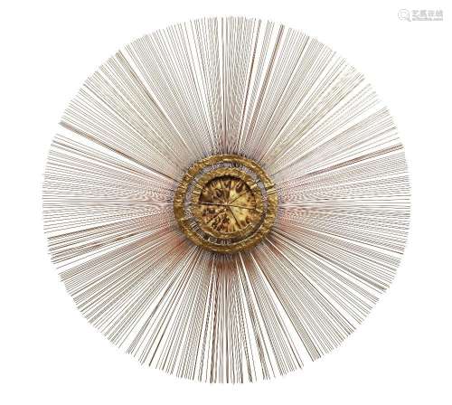 Manner of Curtis Jeré<br />
<br />
Sunburst wall sculpture, ...