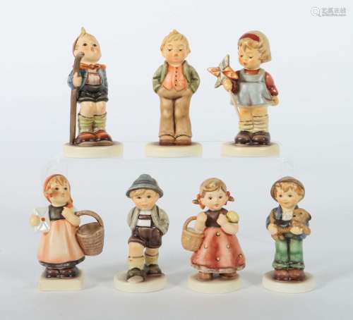 7 Hummel-Figuren W. Goebel, Rödental, best. aus: ''Mein lieb...