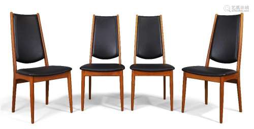 Nyrup Møbelfabrik<br />
<br />
Set of four dining chairs, ci...