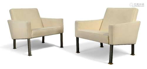 Jules Leleu (1883-1961)<br />
<br />
Pair of lounge chairs, ...
