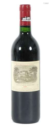 1 Flasche Lafite Rothschild Pauillac, 1989er JG, 12,5 % vol....