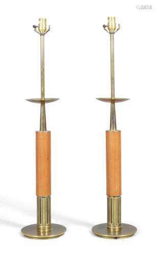 Stiffel<br />
<br />
Pair of large table lamps, circa 1960<b...