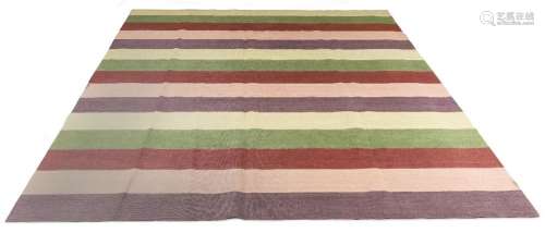 Vanderhurd<br />
<br />
'Broad Stripe' Dhurrie flatweave rug...