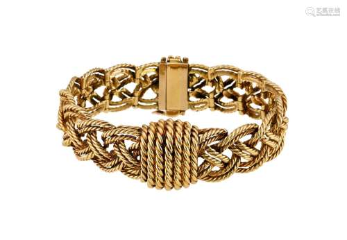 BOUCHERON, A LADY'S GOLD COLOURED BRACELET WATCH, NO. 6450 4...