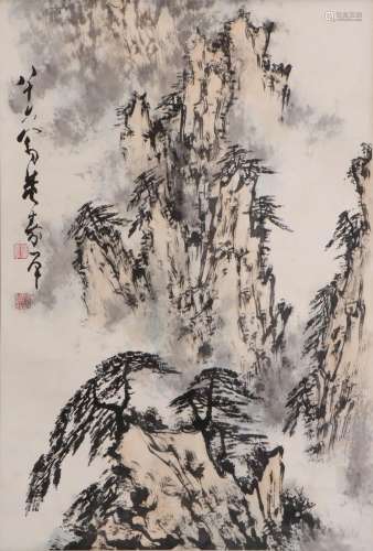Dong Shouping's landscape painting