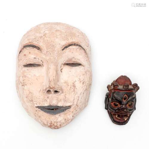 Two Asian masks