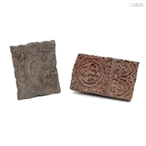 Two Old Stamps for Batik