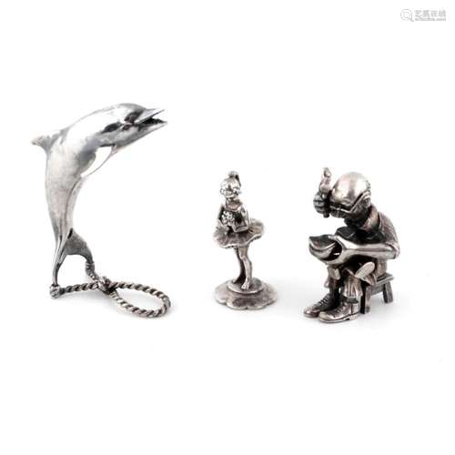 Three Silver Sculptures