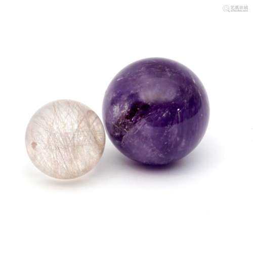 Two spheres
