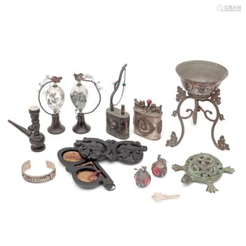 Twelve diverse Asian objects