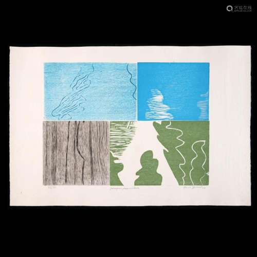 Maria Gabriel (1937-?) "Fragmented landscape"