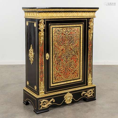 A Boulle cabinet, tortoise shell and copper inlay, Napoleon ...