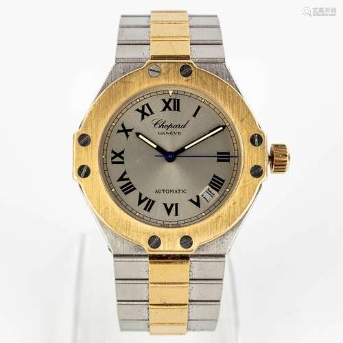 Chopard Saint Moritz, a men's wristwatch, 18kt yellow gold a...