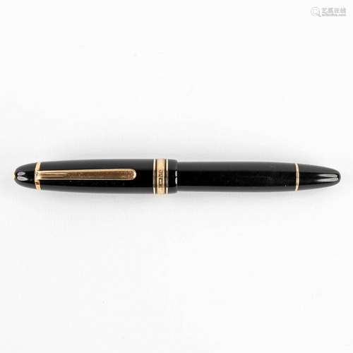 Montblanc Masterpiece, a fountain pen with 14 karat gold nib...