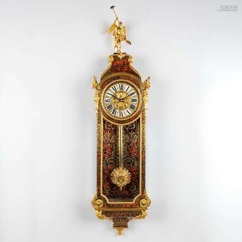 A Vienna Regulator clock, Boulle, Tortoiseshell and copper i...