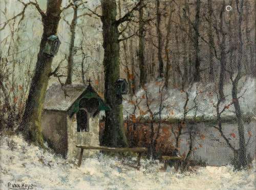 Paul VAN HOYE (1887-1962) 'Winterlandscape' oil on canvas. (...