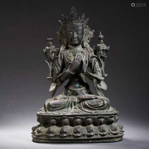 A Bronze Maitreya