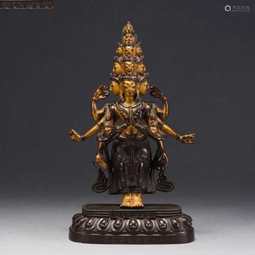 A Sino-tibetan Bronze Alovakitesvara