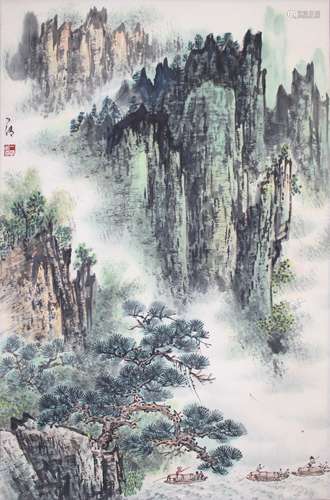 陶一清 山水