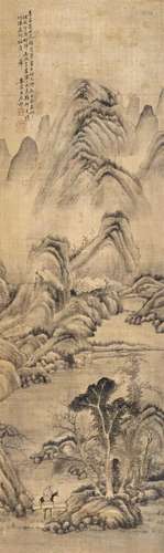 王原祁（款） 己卯（1699年）作 寒山归家 立轴