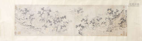 A Chinese Bamboo Painting