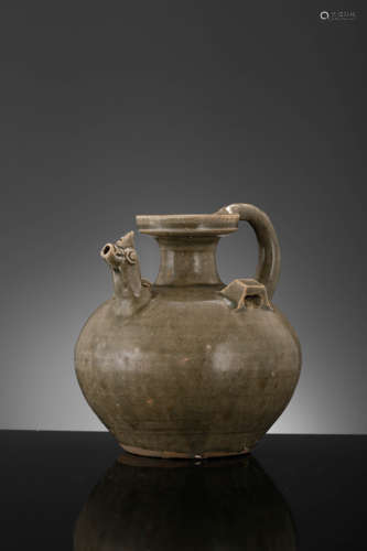 A Yue Kiln Chicken-Head Ewer