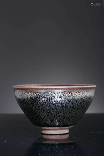 A Jian-Kiln Oil-Drop Tea Bowl