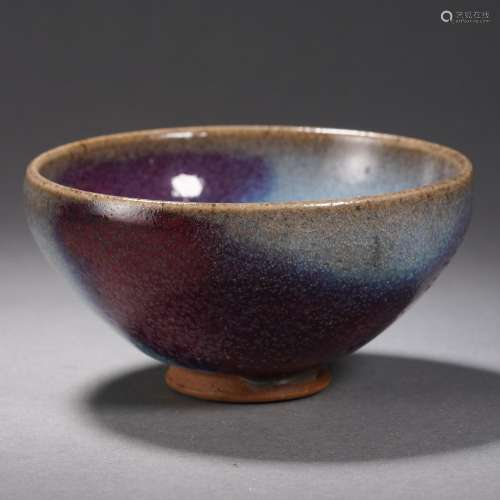 A Purple Splashed Jun-ware Tea Cup