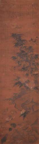 A Chinese Scroll Painting By Zhou Zhimian