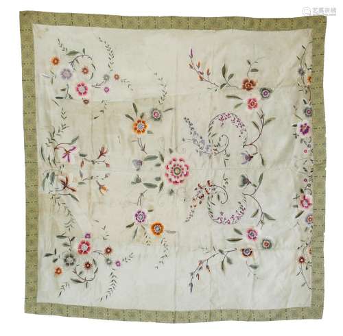 An Embroidered Hanging Panel