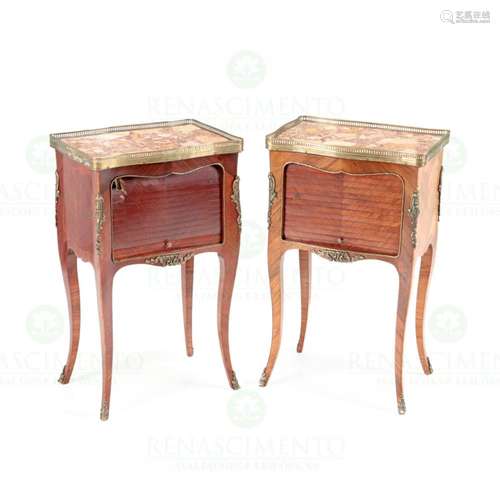 A PAIR OF LOUIS XV STYLE GUÉRIDONS