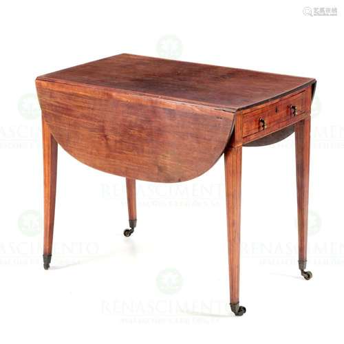 A D. MARIA (1777-1816) TWIN FLAT TOP TABLE