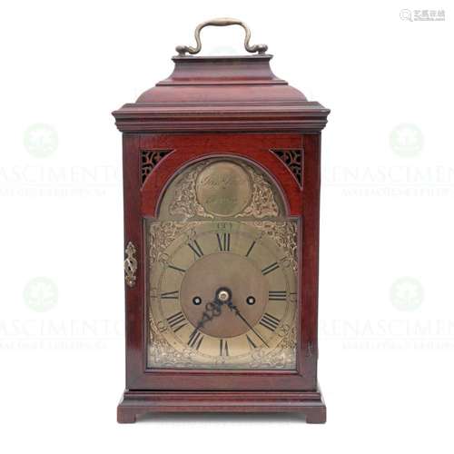 A GEORGE III TABLE CLOCK