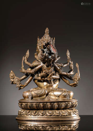 A Bronze Guhyasamaja Vajra