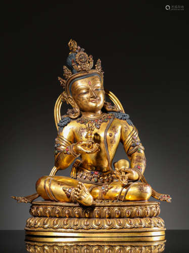 A Tibetan Bkra Shis Lhun Po Temple Seated Vajrasattva