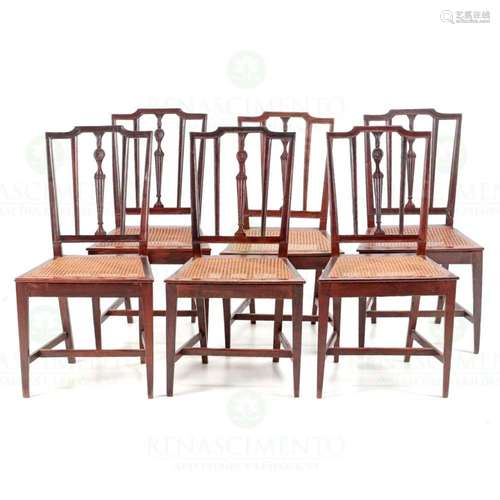 A SET OF SIX D. MARIA (1777-1816) CHAIRS