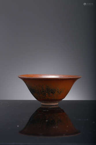 A Jian-Kiln Hare-Fur Tea Bowl